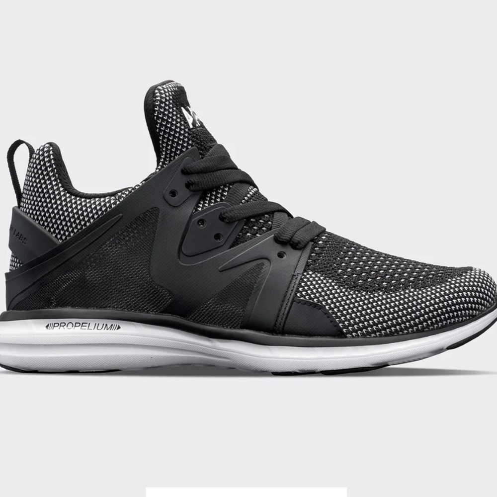 lululemon athletica Black and White Athletic Shoes